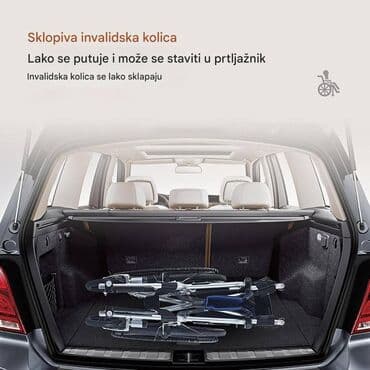 Glucometers: Invalidska kolica – 24-inčni komfortni model sa mekanim sedištem — 8