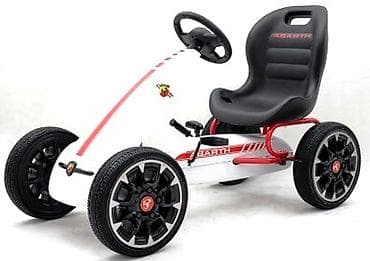 vozila za decu: Karting na pedale Abarth – beli Šifra proizvoda: 061995Beli-260 - — 1