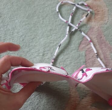 new yorker push up: Brus push up bele boje sa roze detaljima, mornarski fazon, velicina — 4