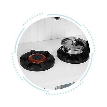 dodaci za deciju kuhinju: DRVENA KUHINJA BELA – ECO TOYS Šifra proizvoda: PLK563W-250 Opis: - — 3
