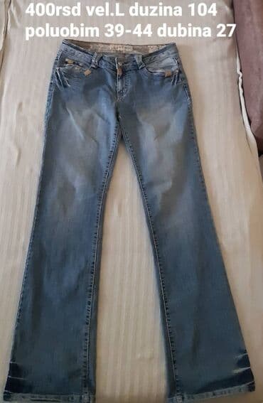 trudničke pantalone: S (EU 36), Spušteni struk, Drugi kroj pantalona — 10