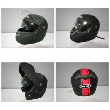 open face kacige: Helmet — 1