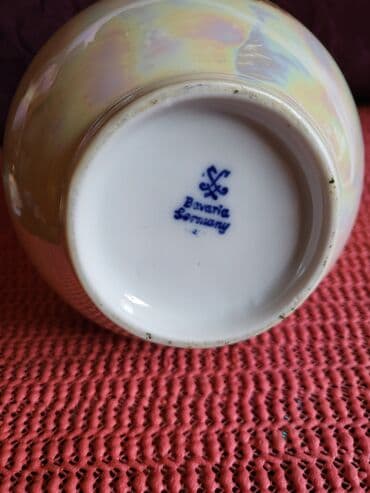 Čajnici: Bokal 1918g + Oscar Shaller Bavaria porcelan. Bokal je nov,pozlata — 13