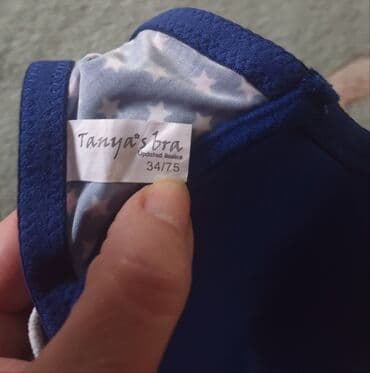 farmerke push up: Brus push up teget beli na strafte, mornarski fazon, velicina s — 4