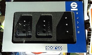 Sportske papučice, pedale SPARCO CRNE Prelepo dizajnirane, ukrasne