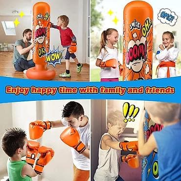 farmerke za bebe decake: Vreća za boks na naduvavanje sa motivima stripa. Dizajnirana za — 3