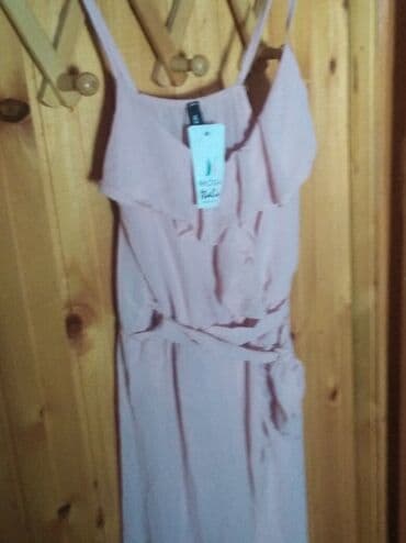 boho haljine 2023: Moda One size, bоја - Roze, Večernji, maturski, Na bretele — 2