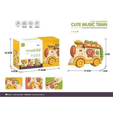 Lokomotiva 593053 – šarena muzička igračka za najmlađe Lokomotiva