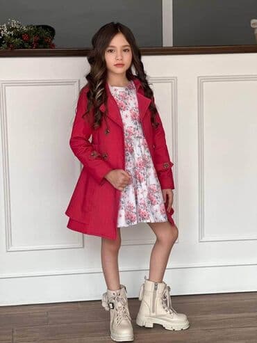 crveni tech fleece: SNIŽENJE mantilić i haljinica sniženo na 5400 din, dostupno u tri — 3