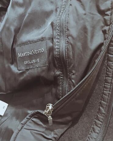 zimske muske jakne zara: Jakna za prelazni period, Vuna, M, Ekskluzivno, bоја - Crna — 9