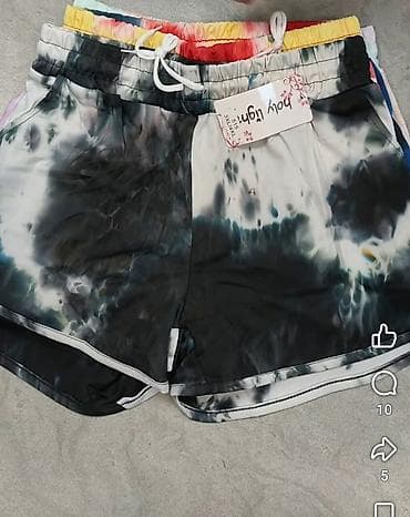 dior beograd: Šorc sa sarenim detaljima i belim paspulom. Pamuk sa elastinom sa — 7