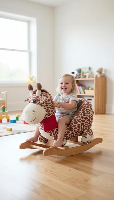 david obuca – слике: Продајем коришћену жирафа њихалицу ѕа децу. Добро очувану, погледати — 2