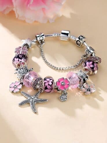 zlatne minđuše cena: Charm bracelet, Material: Stainless steel — 1