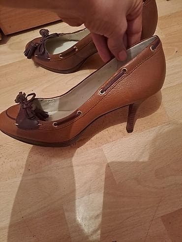 kozne cizme beograd: Braon salonke "Nine West", broj 40. Odlicno ocuvane, spolja bez — 2