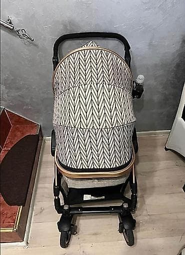 Dečija kolica 2u1 sa velikom gondolom i sportskim sedištem. - Robusni