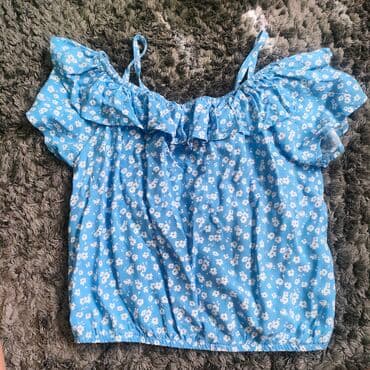 torbe sa sirokim kaisem: Lc Waikiki, Cotton, Floral, color - Light blue — 1