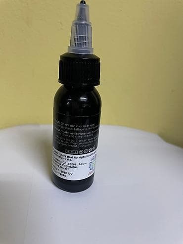Nail care: INTENZE Zuper Black – profesionalna crna tetovažerska boja - — 7