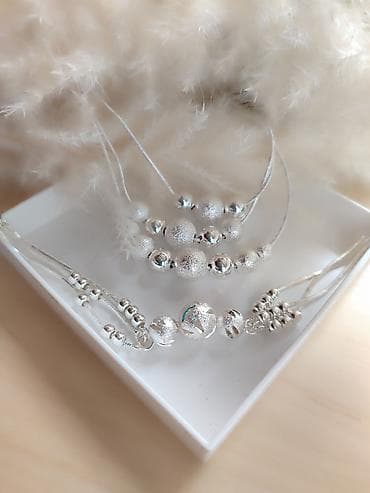 poklon set za zene: Set nakita žig 925 - Materijal: srebro 925 (žig 925) - Komplet — 3