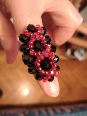 kutija za nakit za devojcice: Women's ring, Handmade, Material: Cubic zirconia, Crystal — 10