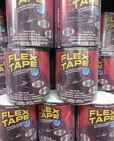 Kućna hemija i proizvodi za kuću: Flex Tape – jaka gumirana vodootporna traka - Širina: 4 inča (oko 10 — 2