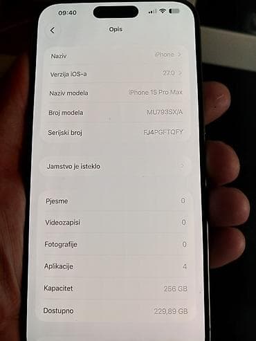 ajfon 12 pro max: Apple iPhone 15 Pro Max – titanijumsko kućište, siva boja — 7