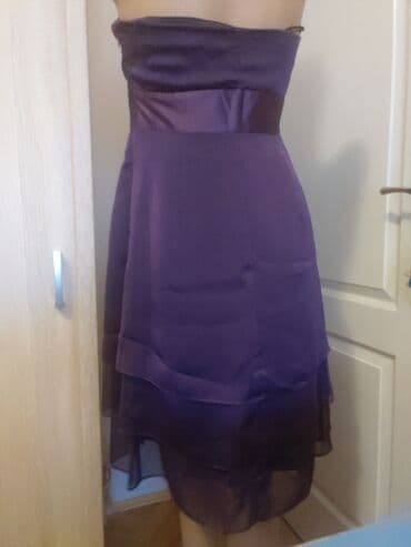 haljine sečene ispod grudi: S (EU 36), color - Purple, Evening, Without sleeves — 6