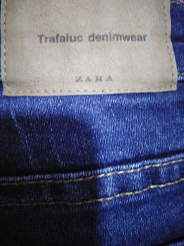 zara helanke sa prorezom: ZARA farmerke br. 38. 98%cotton., 2%elastina. Poluobim struka — 3