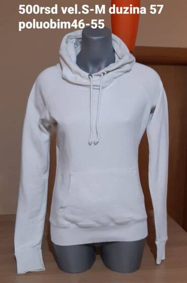 C&A, S (EU 36), Jednobojni, bоја - Bela