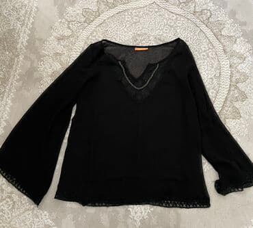 crop top c a: XL (EU 42), Single-colored, color - Black — 1