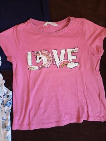crop top c a: Paket: Majice, Za devojčice, uzrast: 5-6 godina — 3