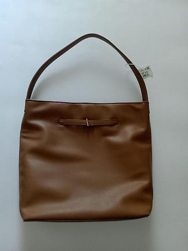 torbe desigual: Ženska torba – shopper/hobo stil, boja topli karamelnosmeđa. - — 1