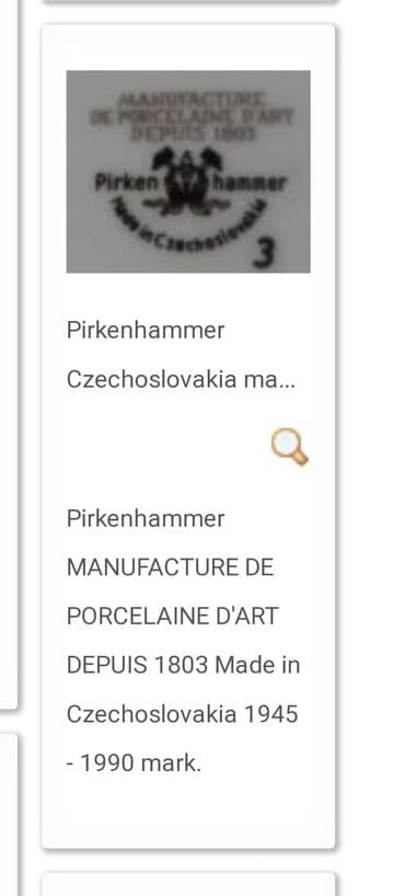 Činije: Cinija 1945 do 1990g Pirkenhammer Cehoslovacka. Perfektan stari — 15