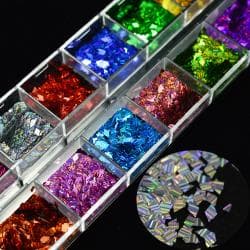 Suplementi: Romboid set 12u1 za ukrasavanje nokta — 1