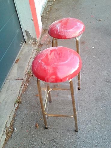 forma ideale akcija trosedi: Barske - baštenske stolice CHIC ATRAKTIVNE stolice u crveno-zlatnoj — 3