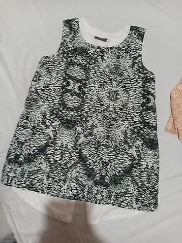 farmerke dsquared2: Ženski komplet – 3 topa + rajf - Elegantan krem bezrukavnik sa — 4