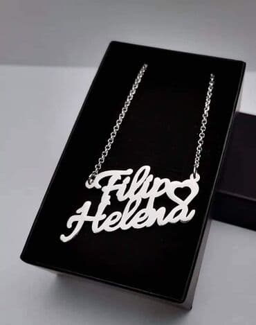 ogrlica sa detelinom: Ogrlica sa dva imena 3600izrada 7 dana — 5