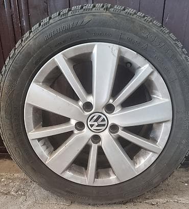 glavcina za juga: Alu felna sa zimskom gumom za Volkswagen - Felna: aluminijumska, 5 — 1