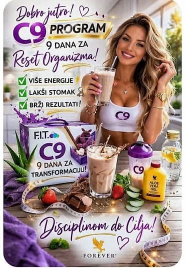 detox organizma: C9 Program – 9 dana za reset organizma Komplet za brzu transformaciju — 1