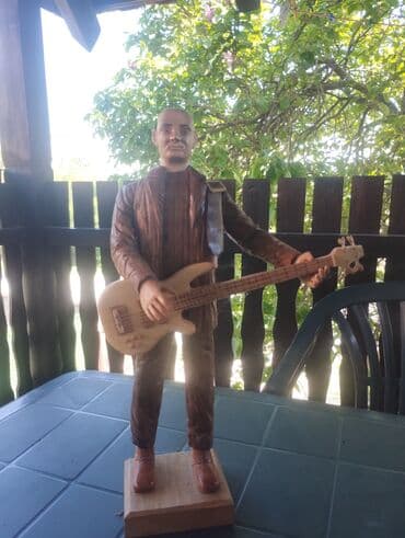 Art & Collectibles: Skulptura "Gitarista" Ručno rađena skulptura od raznovrsnih vrsta — 2