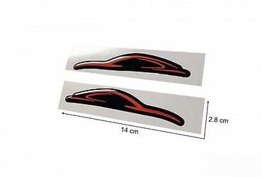 Muška odeća: PORSCHE - stiker - 1186 📌 Opis: Samolepljivi stikeri izradjeni od — 2