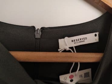 zelene zenske pantalone: Reserved, S (EU 36), Jednobojni, bоја - Maslinasto zelena — 3