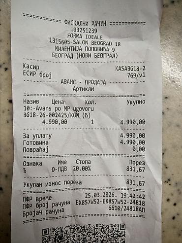 ormaric za bebu: Potpuno nov klub sto, kupljen u forma ideale 25.03.2026. Samo — 3