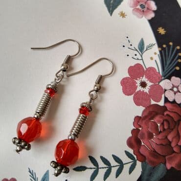 nakit swarovski: Dva para bilo kojih minđuša Češko staklo, poludragi kamen Potpuno — 7