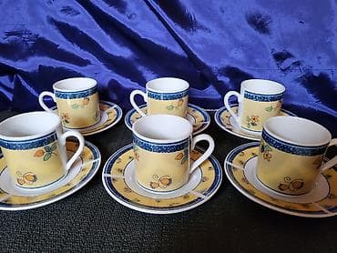 staza cena: Soljice nove porcelanske za kafu Vertex iz 90ih.godina. Soljice — 6