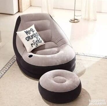 Armchairs: Intex Fotelja sa tabureom na naduvavanje Nameštaj na naduvavanje — 8