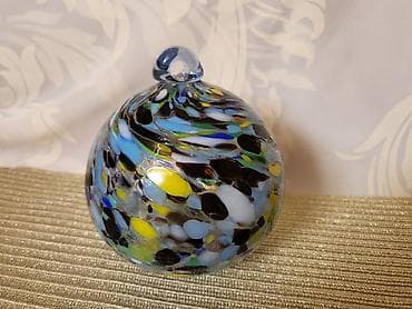 kugla luster: Murano deko kugla Macchia rucni rad tehnika 1960g+. Nova dekorativna — 9