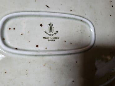 metalac staklene posude: Oval 1950g+ Winterling Marktleuthen porcelan Bavaria. Oval bez — 9