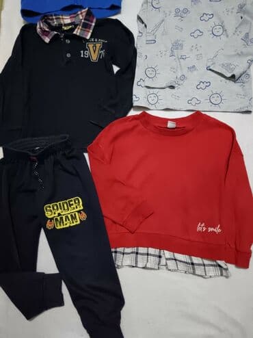 elegantni kompleti: Paket za decaka 4godine duksici i dva donja dela U paketu sedam — 2