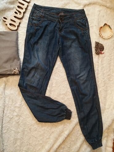 h m torbice: Letnje baggy farke sa ranflom 38/M Struk 38-39 Bokovi 52cm Dubina — 1