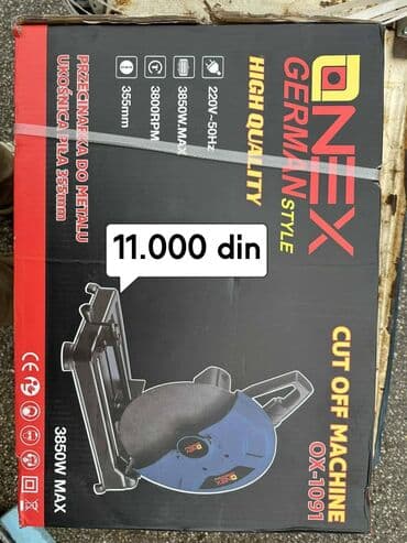 Cena 11.000 din Машина за сечење метала Onex OX-1091 има снажан мотор